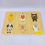puzzle hewan knop 1